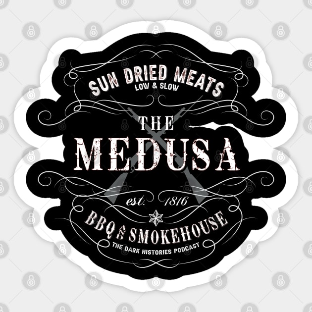 The Medusa BBQ & Smokehouse Sticker by Dark Histories